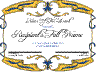 Lotus Scroll Gold Calligraphy certificate